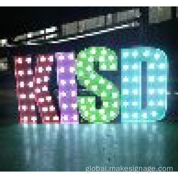 Large Marquee Letters for Events Custom Marquee Letter Lights Factory